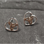 Bridfa Galon Geltaidd - Sterling Silver a Rose Gold Plated