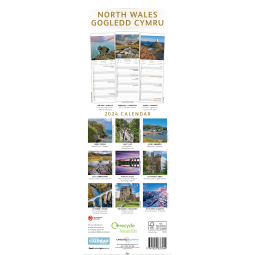 
            
                Load image into Gallery viewer, North Wales Slim Calendar
            
        