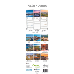 Wales Slim Calendar