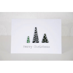 Pam Peters Designs - 3 Trees Christmas Card