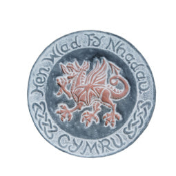 Load image into Gallery, Celtic Works - Hen Wlad Fy Nhadau Dragon Plaque