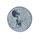 Celtic Works - Celtic Moon Gazing Hare Plaque