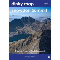 Front Cover of Dinky Map for Snowdon Summit