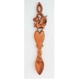 Welsh Dragon and Heart Lovespoon