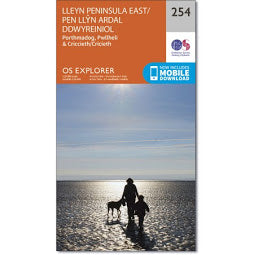 
            
                Load image into Gallery viewer, Front Cover of OS 254 Lleyn Peninsula East Map
            
        