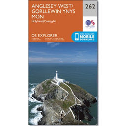
            
                Load image into Gallery viewer, Front Cover of OS 262 - Anglesey West Map
            
        