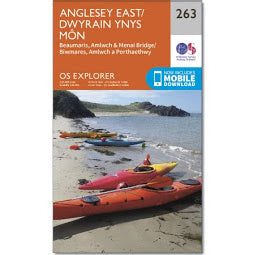 Front Cover of OS 263 - Anglesey East Map