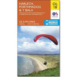 
            
                Load image into Gallery viewer, Front Cover of OS - OL18 Harlech, Porthmadog and Bala
            
        