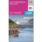 Landranger OS 123 Pen Llŷn