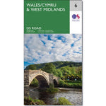 OS Road Map Wales and West Midlands