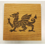 Welsh Dragon Oak Coaster