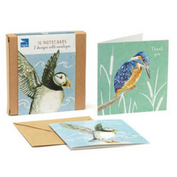 
            
                Load image into Gallery viewer, RSPB &amp;#39;In the Wild&amp;#39; Puffin and Kingfisher Notecards
            
        