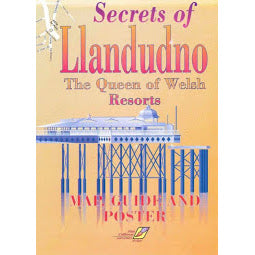 Front Cover of Secrets of Llandudno Map and Guide Poster