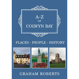 Llwythwch y ddelwedd i wyliwr yr Oriel, Front Cover of AZ of Colwyn Bay book