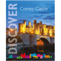 Front cover of Discover Conwy Castle book
