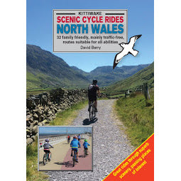 Clawr blaen Llyfr canllaw Kittiwake Scenic Cycle Rides Gogledd Cymru