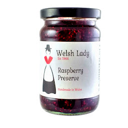Llwythwch y ddelwedd i wyliwr yr Oriel, Jar Image of Lady Raspberry Jam o Gymru